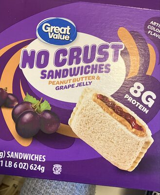 Peanut Butter & Grape Jelly No Crust Sandwiches, Peanut Butter & Grape Jelly