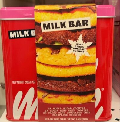 Milk Bar Holiday Cookie Tin, 6 Count