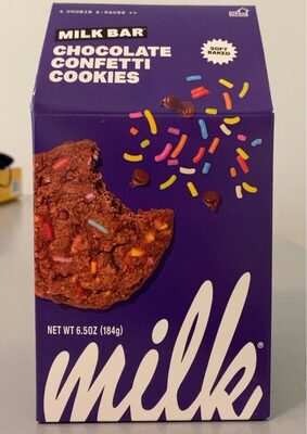 Chocolate Confetti Cookies, Chocolate Confetti