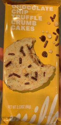 Chocolate Chip Truffle Crumb Cakes, Chocolate Chip Truffle