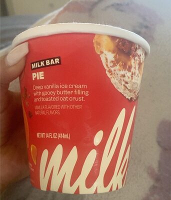 Pie Ice Cream, Vanilla; Butter; Toasted Oat