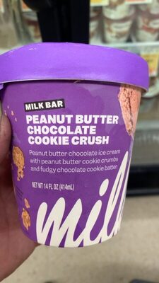 Peanut Butter Chocolate Cookie Crush Ice Cream, Peanut Butter; Chocolate