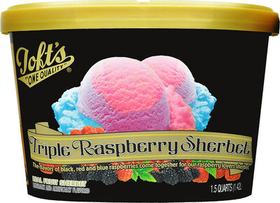 Fruit Sherbet, Triple Raspberry