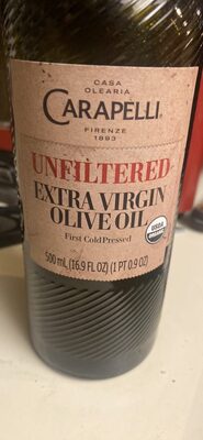 Unfiltered Extra Virgin Olive Oil