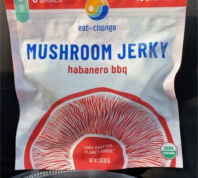 Habanero BBQ Organic Mushroom Jerky, Habanero BBQ