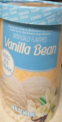 Vanilla Bean Flavored Real Ice Cream, Vanilla Bean