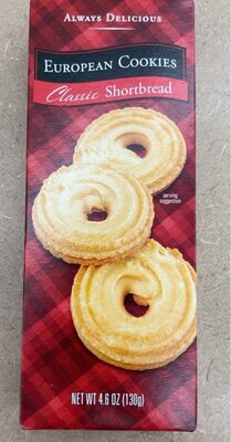 Classic European Cookies Shortbread, Classic