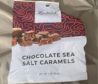 Chocolate Sea Salt Caramels, Chocolate Sea Salt