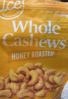 Honey Roasted Whole Cashews, Honey Roasted