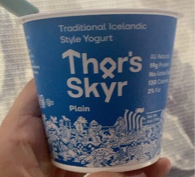 Plain Traditional Icelandic Style Lowfat Yogurt, Plain