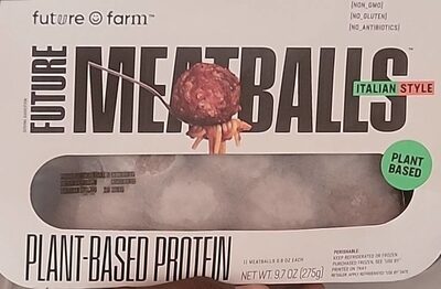 Italian Style Plant-Based Protein Meatballs