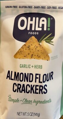 Almond Flour Crackers, Almond