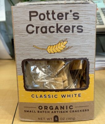 Classic White Organic Small Batch Artisan Crackers, Classic White