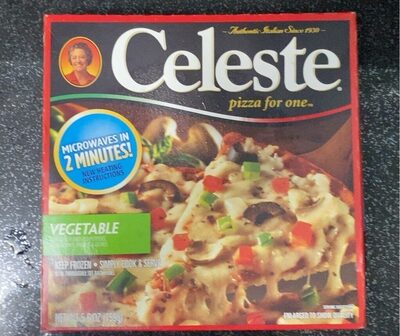 Vegetable With Green And Red Peppers, Mushrooms, Onions & Olives Pizza For One, Vegetable