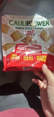 Uncured Pepperoni Baked Pizza Bites With Cauliflower Crust, Uncured Pepperoni