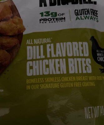 Dill Flavored Chicken Bites, Dill