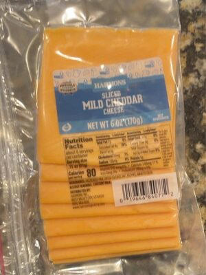 Mild Cheddar Sliced Cheese, Mild Cheddar