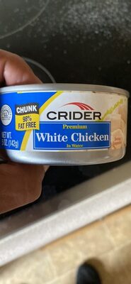 Crider, Premium White Chicken In Water