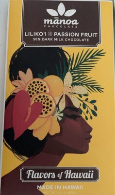Liliko'I Passion Fruit 50% Dark Milk Chocolate, Liliko'I Passion Fruit