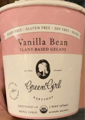 Vanilla Bean Plant-Based Gelato, Vanilla Bean