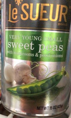 Very Young Small With Mushrooms & Pearl Onions Sweet Peas
