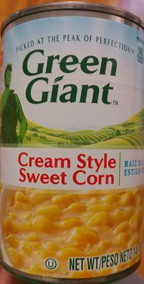 Cream Style Sweet Corn, Cream Style Sweet