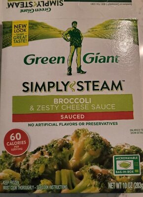 Sauced Broccoli & Zesty Cheese Sauce, Sauced