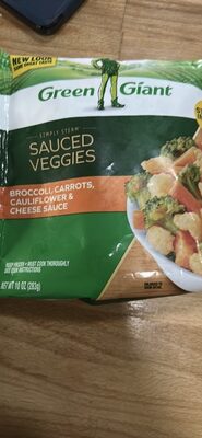 Lightly Sauced Broccoli, Carrots, Cauliflower & Cheese Sauce, Lightly Sauced