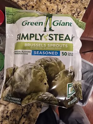 Seasoned Brussels Sprouts With Sea Salt & Cracked Pepper, Seasoned