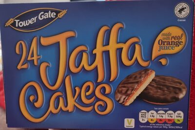Light Sponge Cookie With Orange Fruit Flavored Filling And Chocolate Topping, Orange