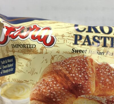 Croissant Sweet Italian Pastry Filled With Pastry Cream, Pastry Cream