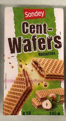 Hazelnut Creme Filled Wafers, Hazelnut Creme