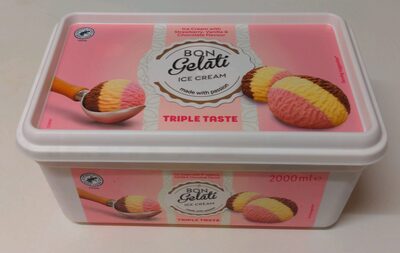 Neapolitan Vanilla, Strawberry & Chocolate Frozen Dairy Dessert, Neapolitan