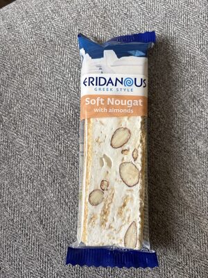 White Nougat Almond Greek Style Bar, White Nougat Almond