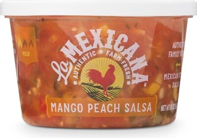 Mild Mango Peach Salsa, Mango; Peach