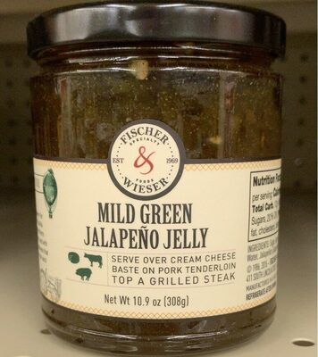 Mild Green Jalapeno Jelly, Mild Green Jalapeno