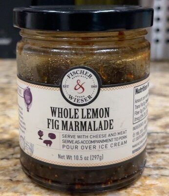 Whole Lemon Fig Marmalade, Whole Lemon Fig