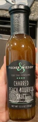 Charred Peach Bourbon Sauce, Charred Peach Bourbon