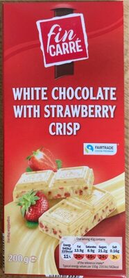 White Chocolate With Strawberry Crisps, Strawberry Crisps