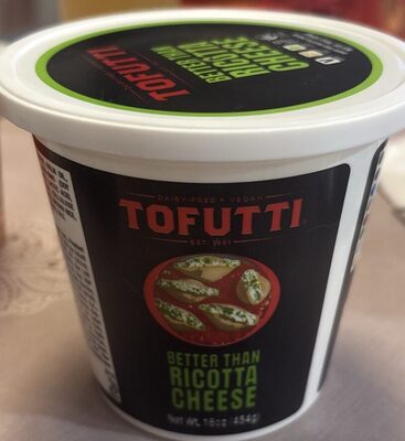 Tofutti Better Than Ricotta Cheese, 16 Oz