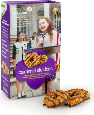 Girl Scouts, Cookies, Caramel Delites, Caramel Delites
