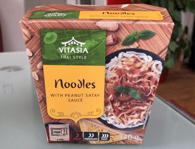 Mild Heat Thai Noodles With Satay Sauce, Mild