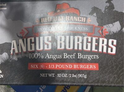 100% Angus Beef Burgers, Angus Beef