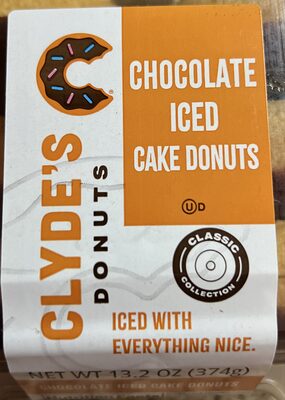 Chocolate Iced Cake Donuts, Chocolate Iced Cake
