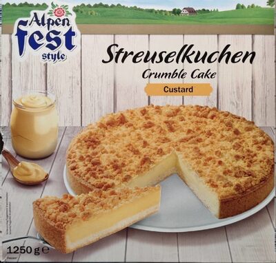 Custard Crumble Tart