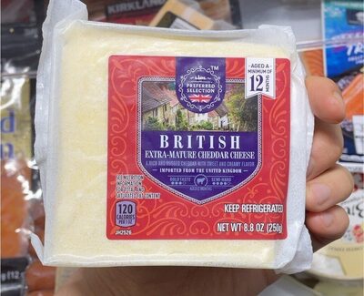 British Extra-Mature Cheddar Cheese, British Extra-Mature Cheddar