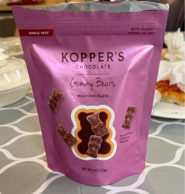 Milk Chocolate Gummy Bears, Milk Chocolate