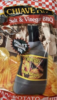 Salt & Vinegar Buffalo's Original BBQ Wavy Potato Chips, Salt & Vinegar Buffalo's Original BBQ