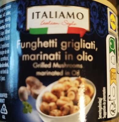 Antipasti Grilled Marinated Mushrooms In Sunflower Oil, Sunflower Oil