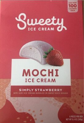 Simply Strawberry Mochi Ice Cream, Strawberry